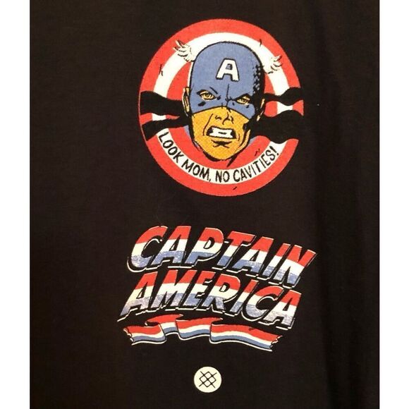 MARVEL X STANCE - NWOT Capt. America Stars & Stripes LS Tee. Mens M/Ladies L - Picture 8 of 16